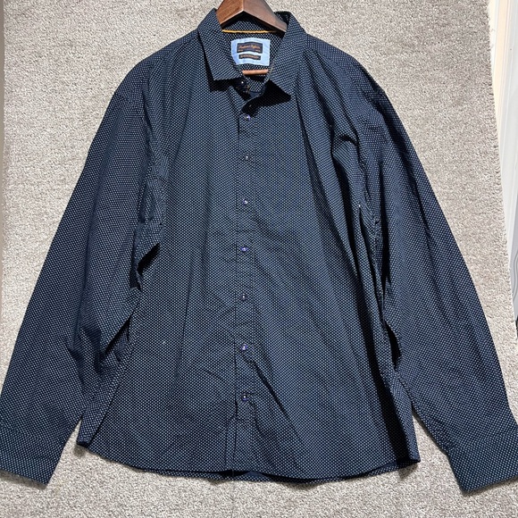 Gentlemen’s Outfitters Men’s Blue Button Down Collared Shirt Size 3X - Picture 1 of 10